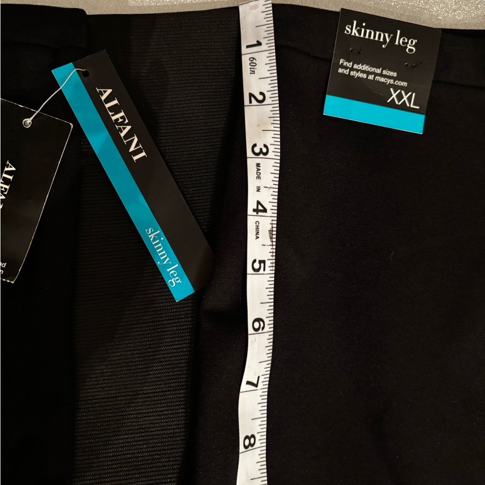 Alfani Black Skinny Leg Pants